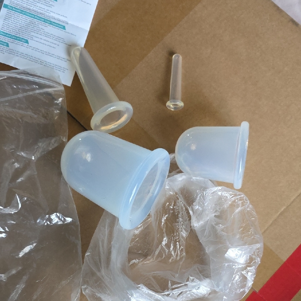 Silicone Cupping Therapy Set - Translucent White